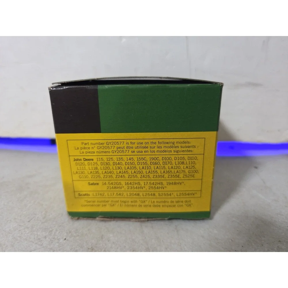 OEM John Deere Oil Filter GY20577 AM125424 Sabre Scotts Tractor Lawn Mower